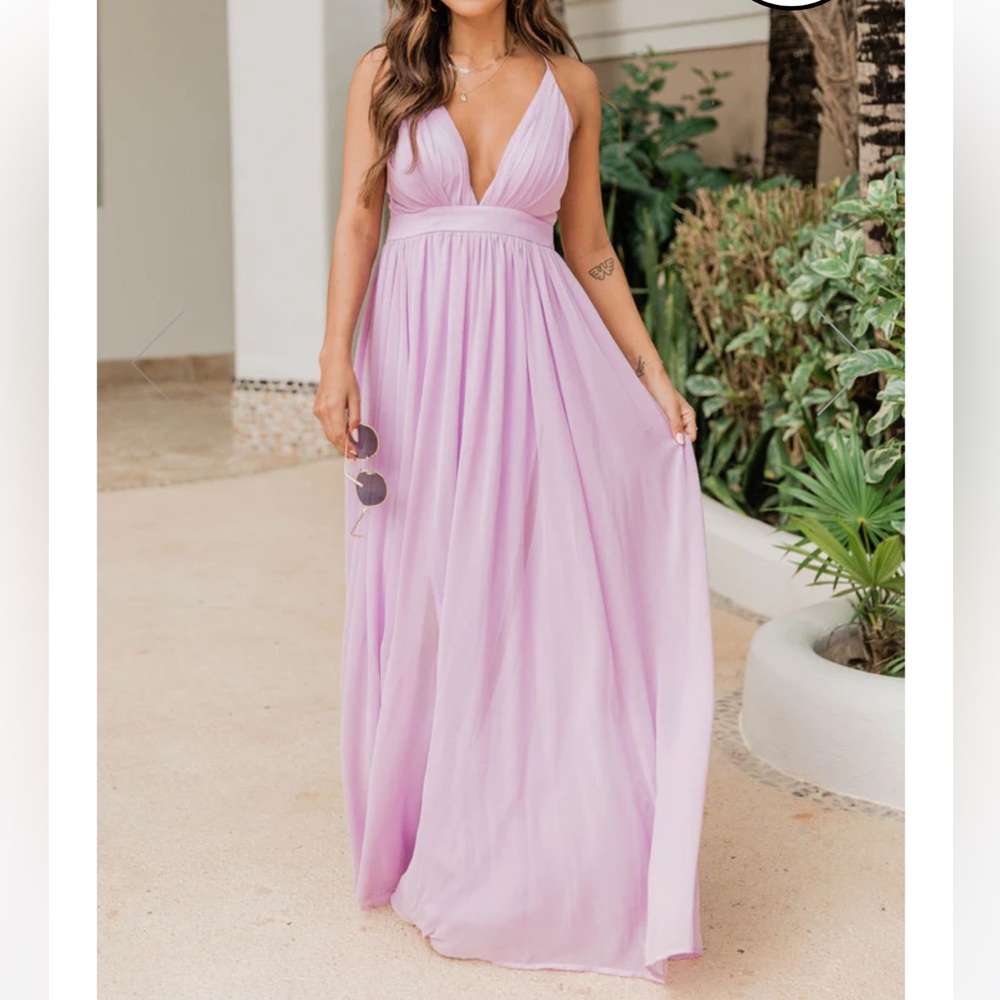 Lilac Maxi Dress - Small